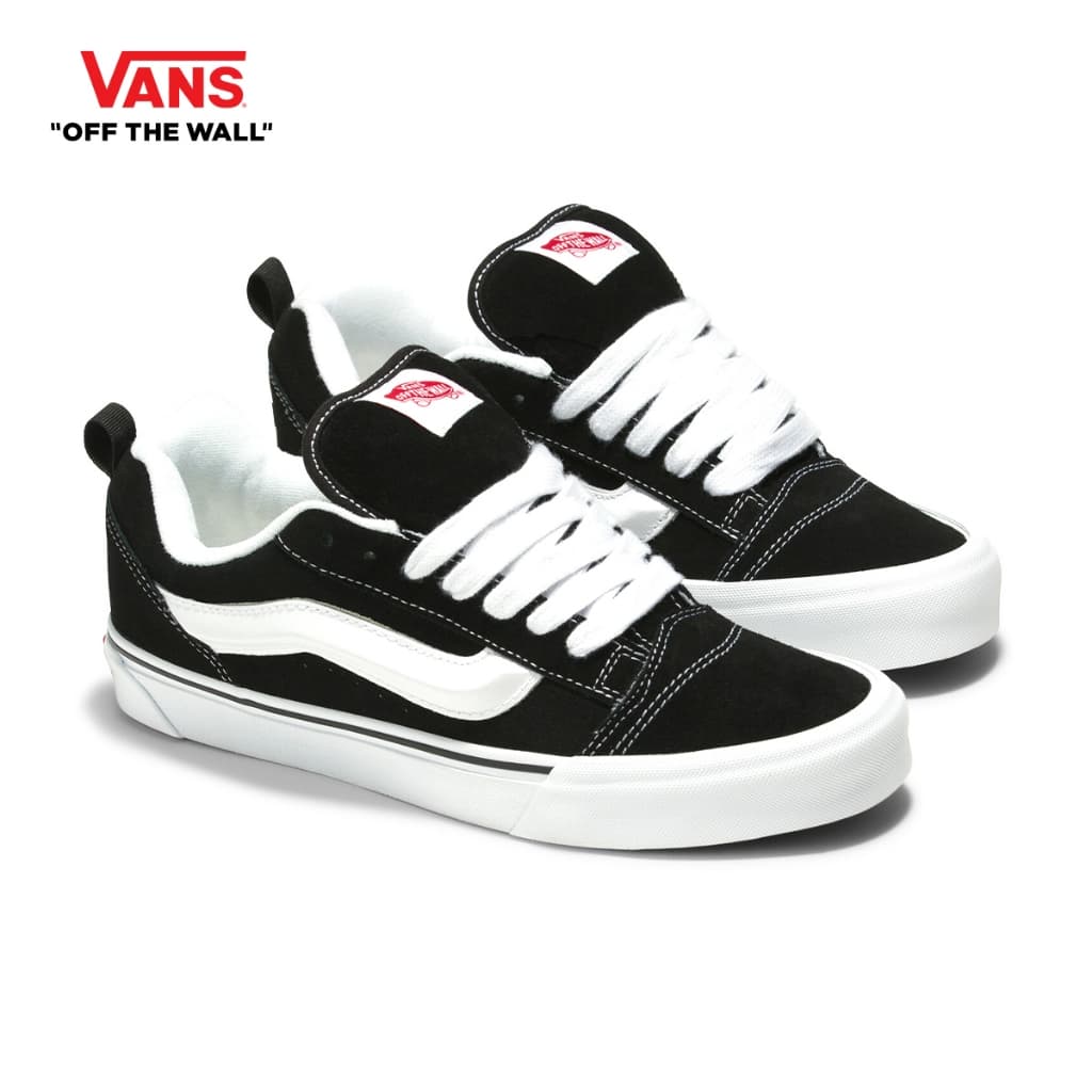 VANS KNU SKOOL - BLACK/TRUE WHITE รองเท้าผ้าใบ ชาย หญิง รูปที่ 1