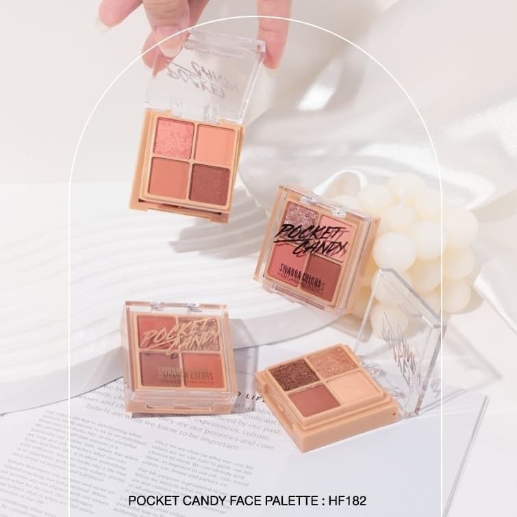 HF182 ซีเวนน่า ค้ลเลอร์ส แพ็คเก็ต แคนดี้ เฟช พาเลตท์ ตลับ 2 ชั้น Sivanna Pocket Candy Face Palette 9.6g. รูปที่ 2