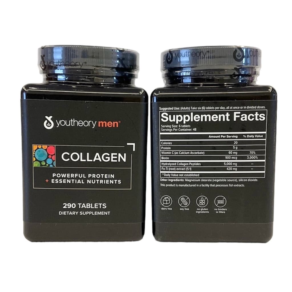 Youtheory Collagen Advanced Formula และ Vitamin C ขนาด 120, 160, 290, 360, 390 เม็ด รูปที่ 6