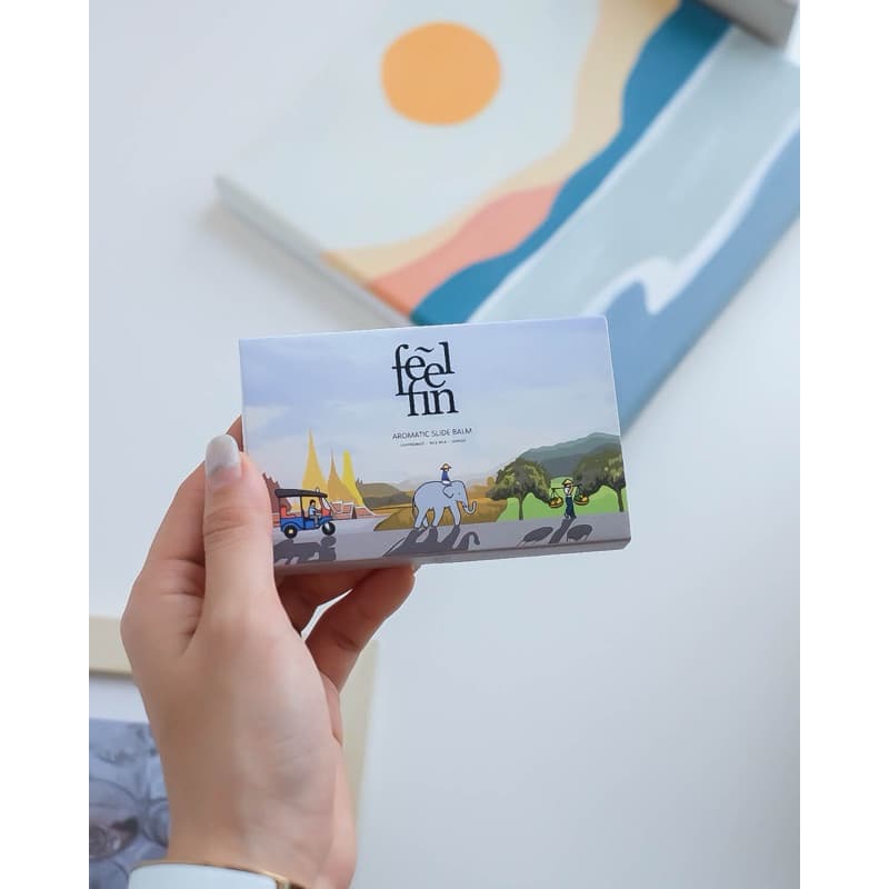 FeelFin - อโรม่าบาล์ม Land of Smile Collection Aromatic Slide Balm รูปที่ 7