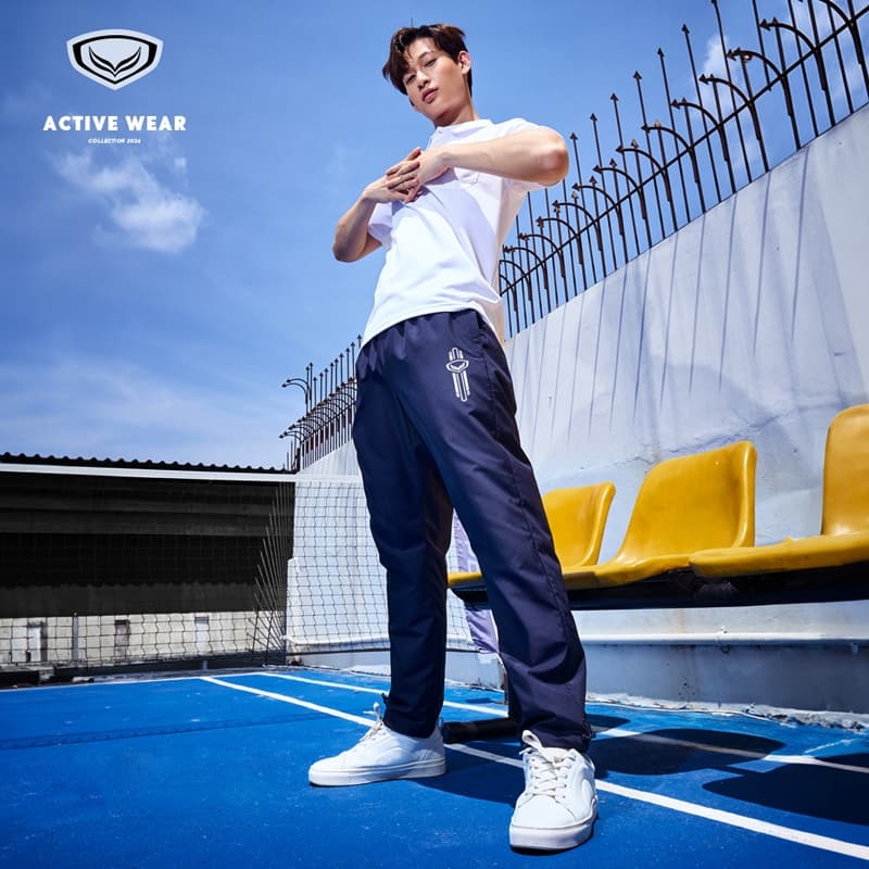 GRAND SPORT กางเกงแทร็คสูทพิมพ์ลายโลโก้ รหัส : 010235 รูปที่ 2