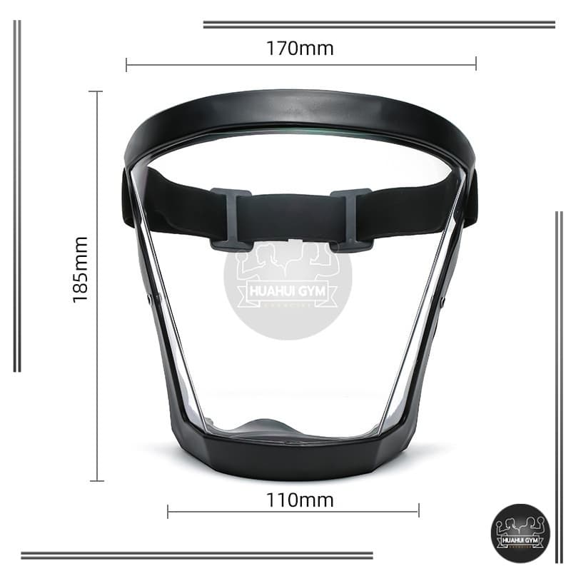 เต็มหน้า เฟสชิว face shield PC ไม่ขึ้นฝ้า กีฬาปั่นจักรยานเฟสชิว ป้องกันแสงแดด กันฝ หน้ากากป้องกัน แบบดี กระจกแข็งแรง แบบ รูปที่ 6