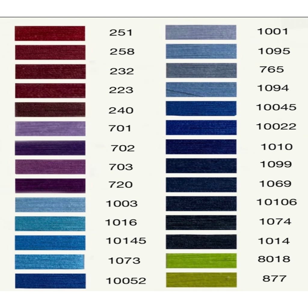 ด้ายเย็บผ้า ด้ายเย็บสี เบอร์ 40/2 ตราภูเขาไฟ รูปที่ 8