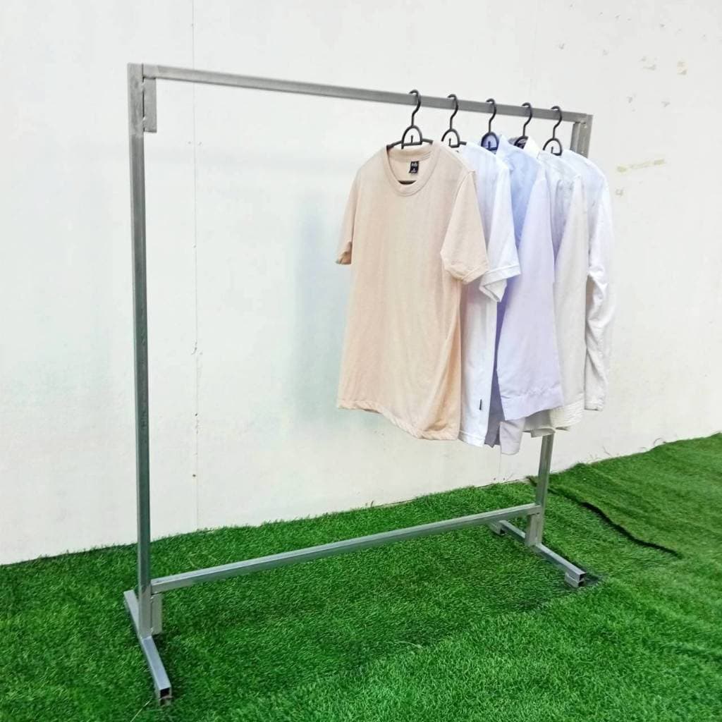 ราวตากผ้า แขวนเสื้ออเนกประสงค์ ราวตลาดนัด เหล็กหนา/ใหญ่ งานแข็งแรง เน้นใช้งาน MT074 รูปที่ 3