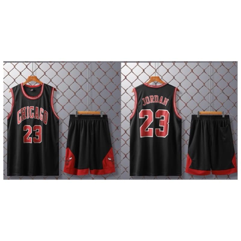 เสื้อบาส ชุดบาส ทีมBULLS เบอร์ 23 รูปที่ 3