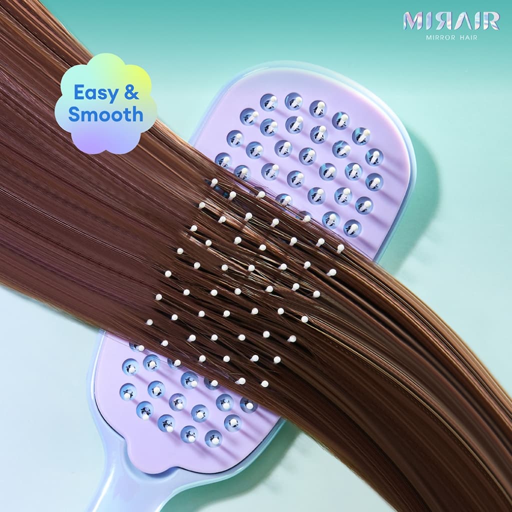 ถูก/แท้/มีไลฟ์ หวี Mirair Joyful Everyday Brush&Wash Grip Blissful Scalp Brush มิแรร์ หวีผมเปียก หวีสระผม หวีสะอาด รูปที่ 9