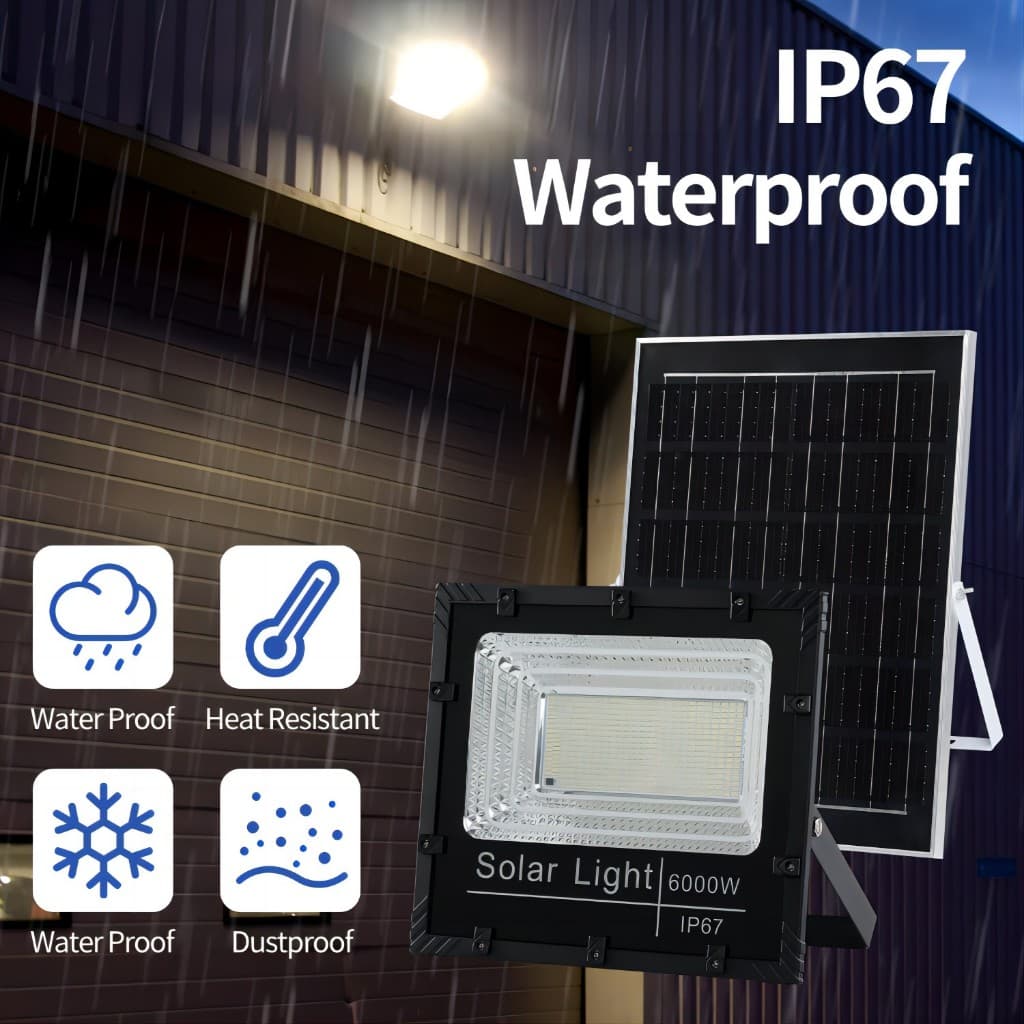 รุ่นใหม่ JP1000w JP-3500w JP-5000 JP-7000w แสงไฟสีขาว ไฟโซลาเซลล์ ไฟพลังงานแสงอาทิตย์ รุ่นอัพเกรดใหม่ รูปที่ 7