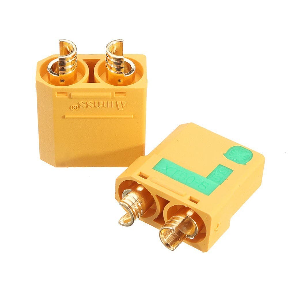 * XT90-S ตัวผู้ และตัวเมีย 1คู่ สําหรับเชื่อมต่อแบตเตอรี่ Lipo FPV โดรน รูปที่ 9