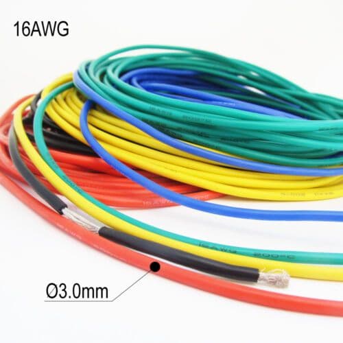 20AWG - 24AWG สายไฟซิลิโคน อ่อน ทนความร้อนสูง ทองแดงแท้เคลือบดีบุก รูปที่ 8