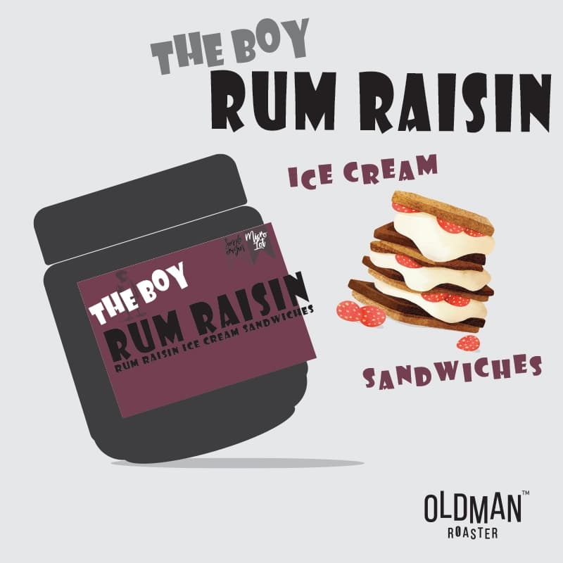 เมล็ดกาแฟ THE BOY RUM RAISIN ICE CREAM by OLDMAN ROASTER รูปที่ 1