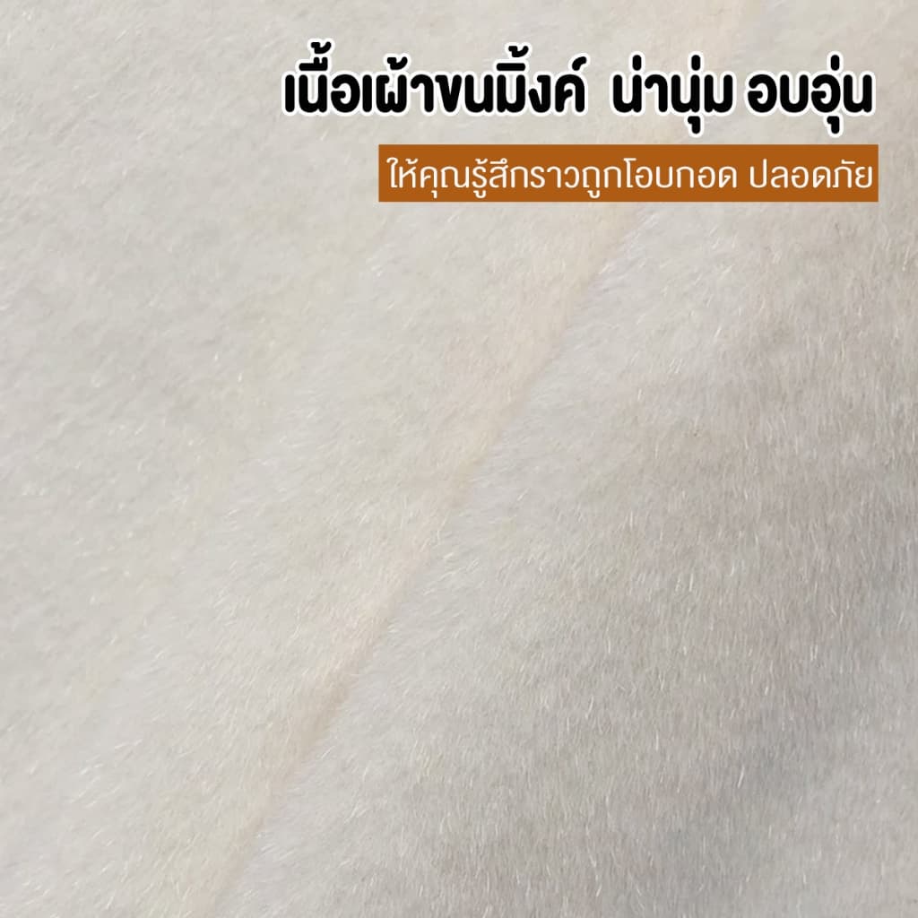MOLESUN เก้าอี้สไตล์มินินอล ตกแต่งห้องนั่งเล่น ขนนุ่ม อบอุ่นสบาย รูปที่ 3
