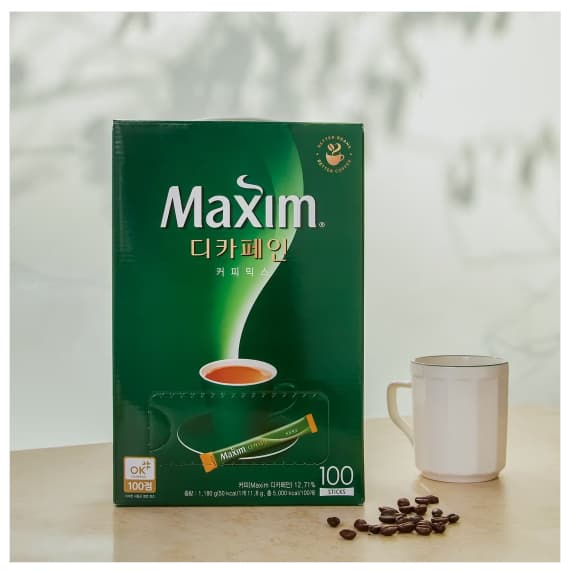 Maxim กาแฟ Maxim Coffee 100 ซอง Mocha Gold Mild นำเข้าจากเกาหลี กาแฟเกาหลีสำเร็จรูป 맥심 รูปที่ 6