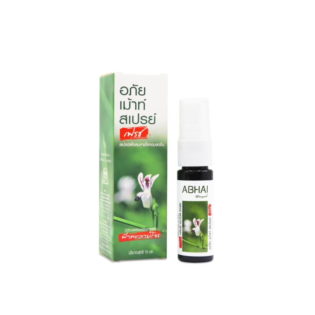 Abhaibhubei อภัย เม้าท์ สเปรย์ เฟรช ฟ้าทะลายโจร 15 มล. abhai mouth spray #10268 รูปที่ 2