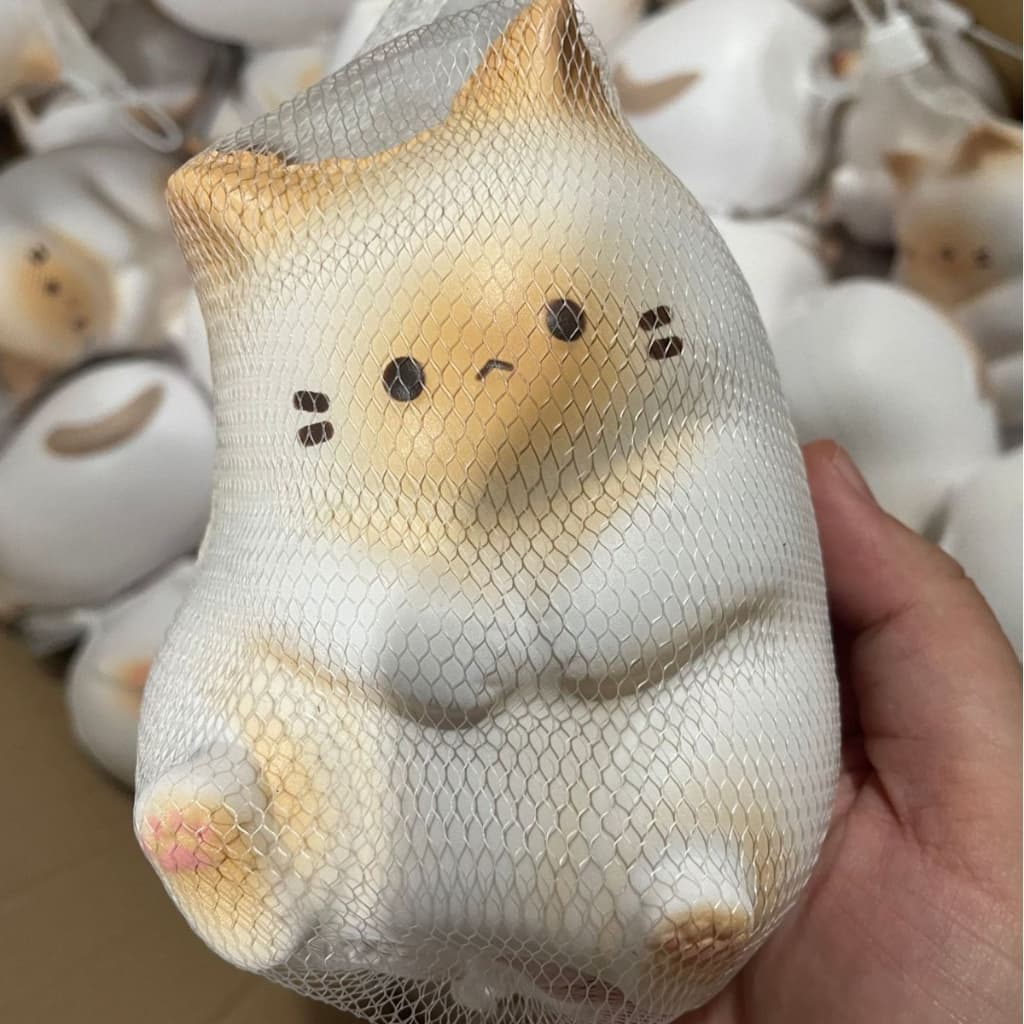 { }สกุชชี่แมวน้อยน่ารัก ของเล่นบีบคลายเครียดนุ่มมือ ของเล่นแมว ของเล่นเด็ก รูปที่ 9