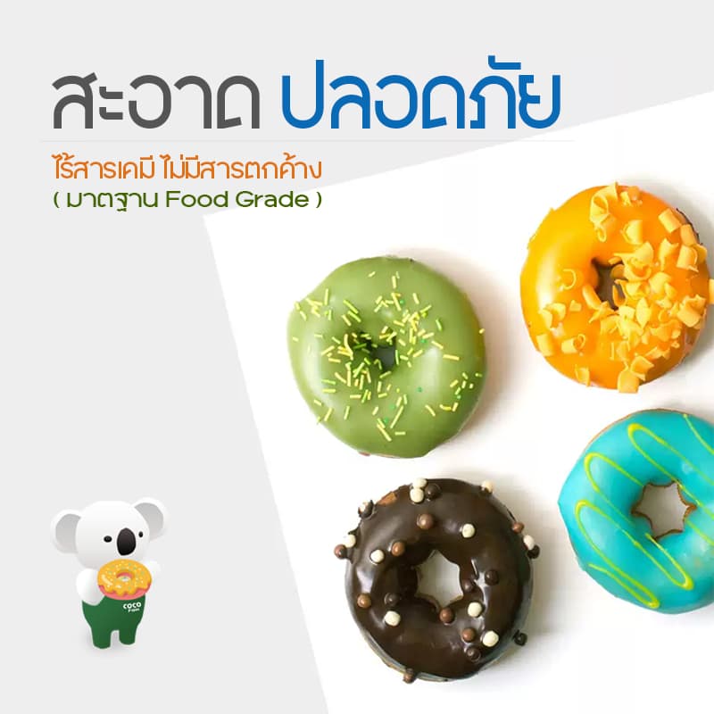 COCOFON กระดาษเช็ดหน้า เด็กทารก หนา3ชั้น 60แผ่น x 1ห่อ โลชั่น ทิชชู่ โคโคฝน Lotion Tissue Pack1 รูปที่ 5