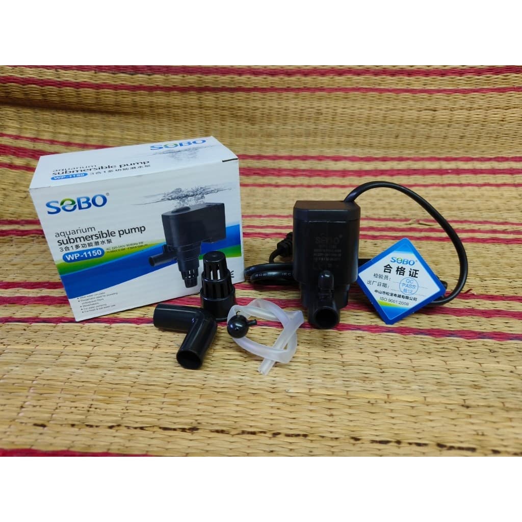 ปั๊มตู้ปลา น้ำพุ น้ำตก พญานาค SOBO WP1050 / WP1150 / WP1250 / WP1650 / WP2550 / WP3550 / WP4550 ปั๊มน้ำคุณภาพ รูปที่ 3