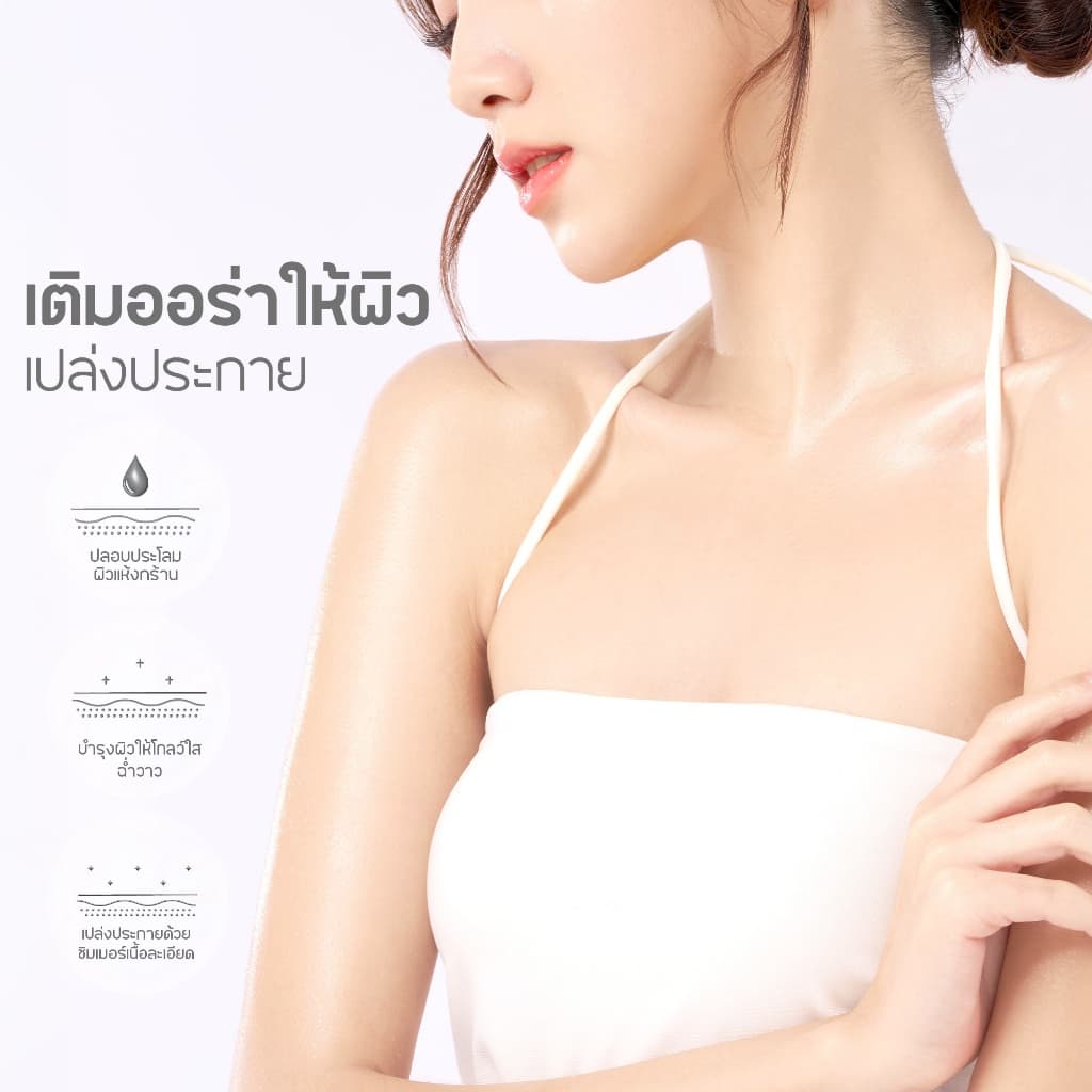BEAUTILAB Anti-Aging Shimmering Body Oil บอดี้ออยล์บำรุงผิวโกลว์สวย นุ่มชุ่มชื้น ดูเปล่งประกาย รูปที่ 3