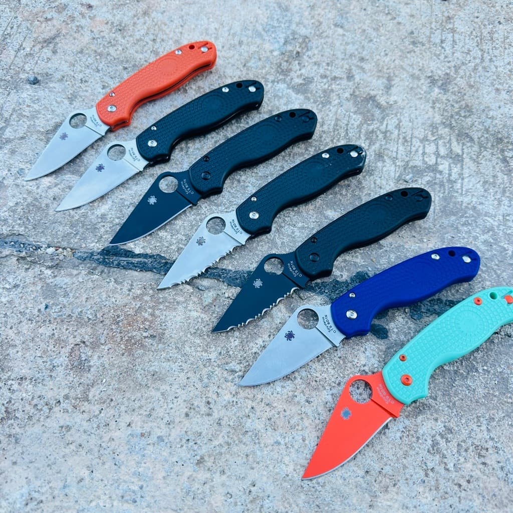 มีดพับ Spyderco Paramilitari3 C223 งานพรีเมี่ยม บอลแบริ่ง ระบบล็อคแบบคอมเพรสชั่นล็อค รูปที่ 3