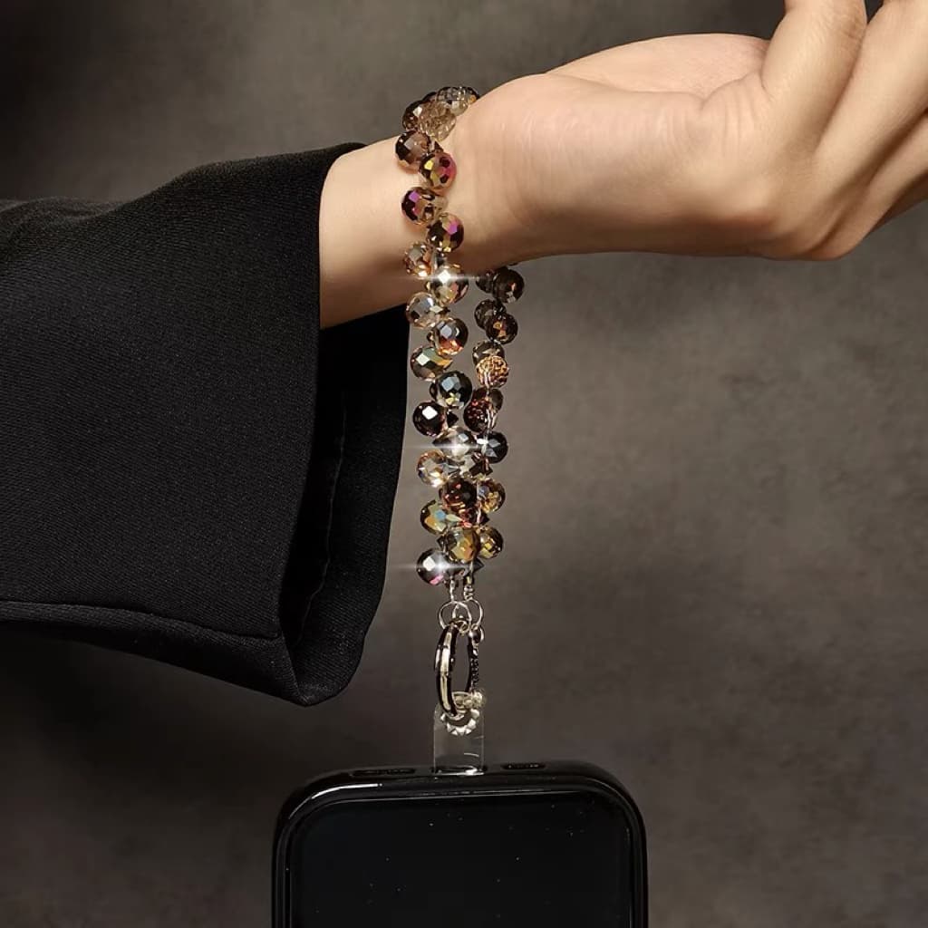 เคสโทรศัพท์ที่สวยงาม โซ่พวกกุญแจ โซ่ลูกปัดขนาดเล็ก สีสันสดใส รูปที่ 7