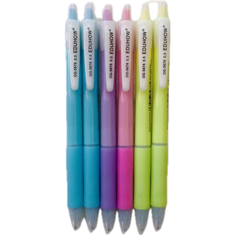 ปากกา ลูกลื่น EDUHOW No.OG-5676 หัว 0.5 หมึกสีน้ำเงิน รูปที่ 4