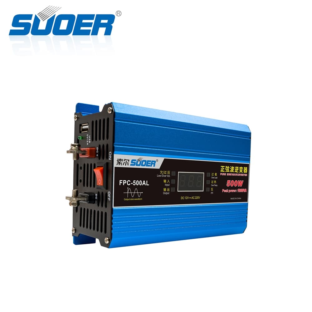 SUOER Pure sine wave power inverter 500 W 12v 220v รุ่น FPC-500AL รูปที่ 4