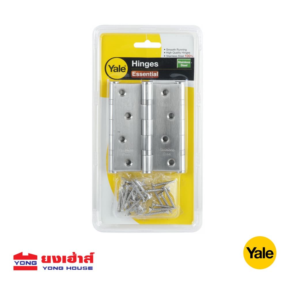 YALE บานพับประตู รุ่น SL4320BBP3E2 ขนาด 4"x3"x2.0 มม. บานพับสแตนเลส รูปที่ 3