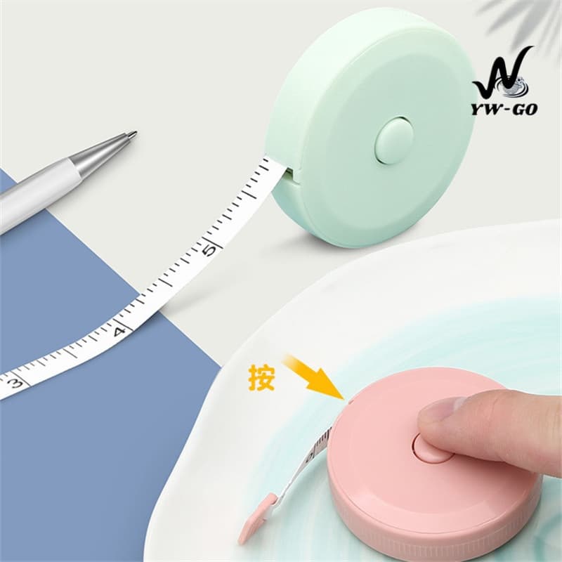 เทปวัดความสูง 150 ซม . สายวัดเอว สไตล์นอร์ดิกยืดหดได้ สายวัดแบบพกพา G2724 รูปที่ 3