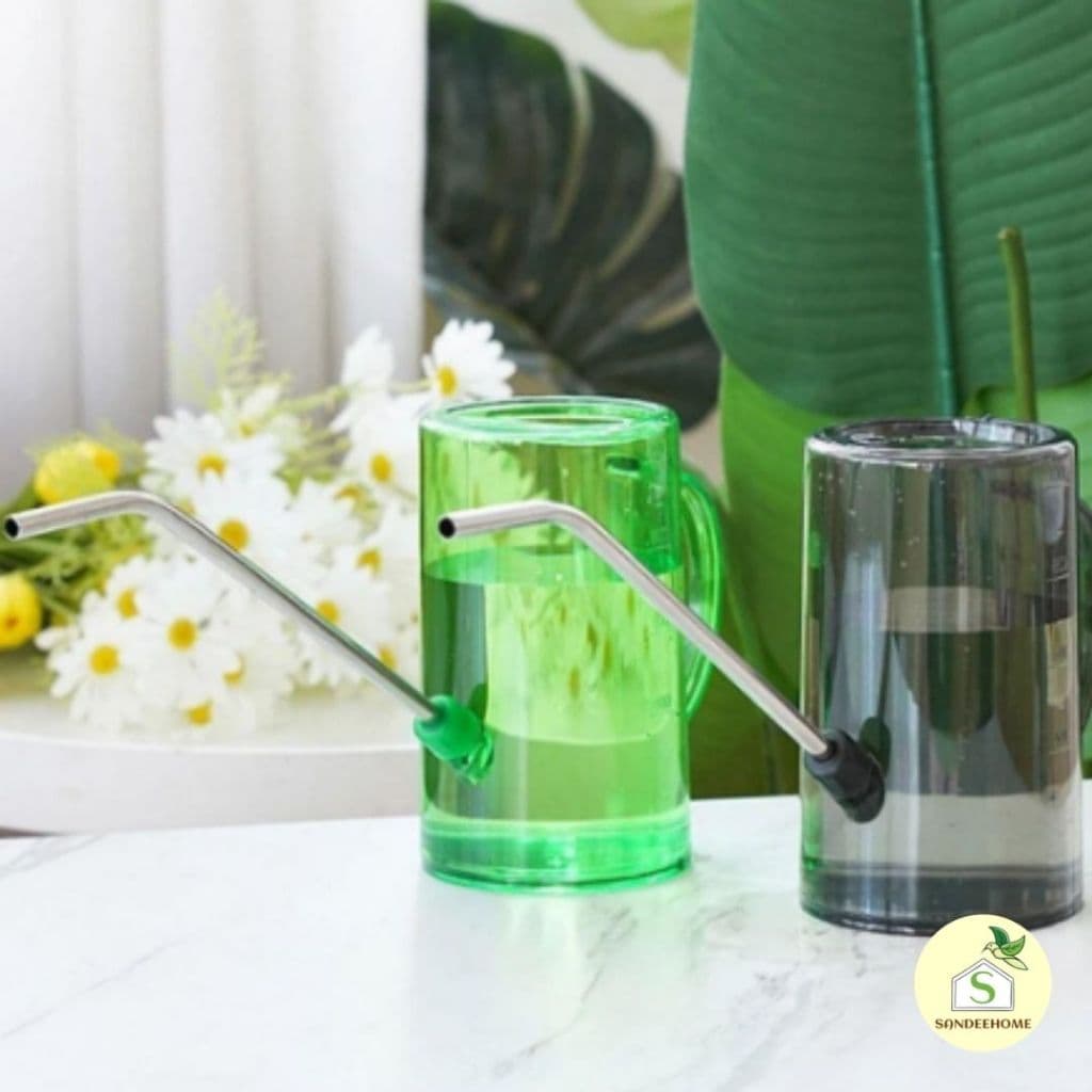 บัวรดน้ำปากยาว บัวรดน้ำแคคตัส ขนาด 1 ลิตร 1.2 ลิตร บัวรดน้ำเล็ก สีพาสเทล ฝักบัวรดน้ำต้นไม้ รูปที่ 6