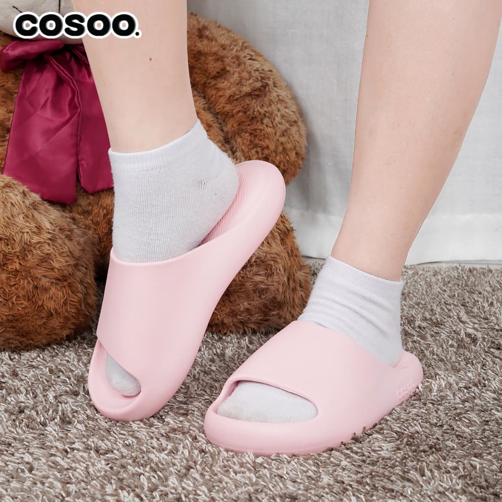 COSOO รองเท้า รองเท้าแตะ พื้นหนา กันลื่น ระบายอากาศได้ดี นุ่มสบายเท้า ใช้ได้ทั้งผู้ชาย ผู้หญิง รุ่น CS-L04 รูปที่ 2