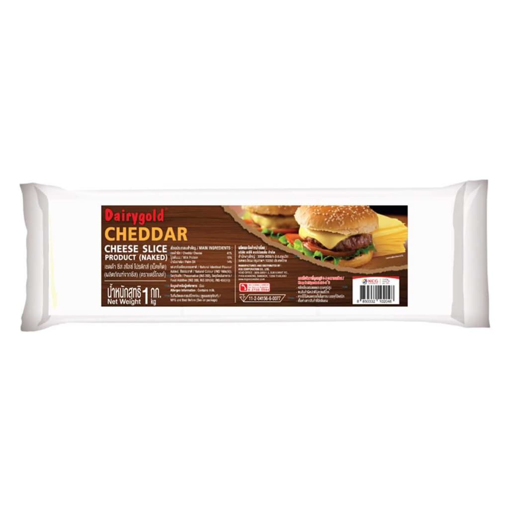 DAIRYGOLD Cheese แดรี่โกลด์เชดด้าชีส81สไลซ์ 1 กก. รูปที่ 2