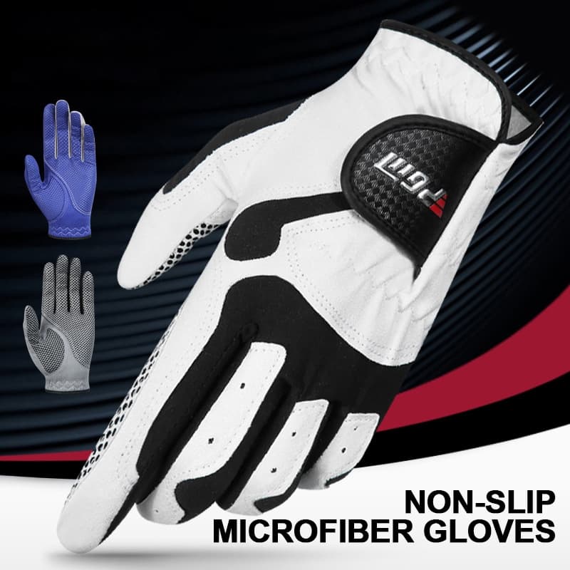 ถุงมือกอล์ฟ PGM แบบนุ่ม มืออาชีพ golf glove ผ้าไมโครไฟเบอร์ ระบายอากาศ ป้องกันการลื่น ถุงมือฝึกอบรม รูปที่ 7