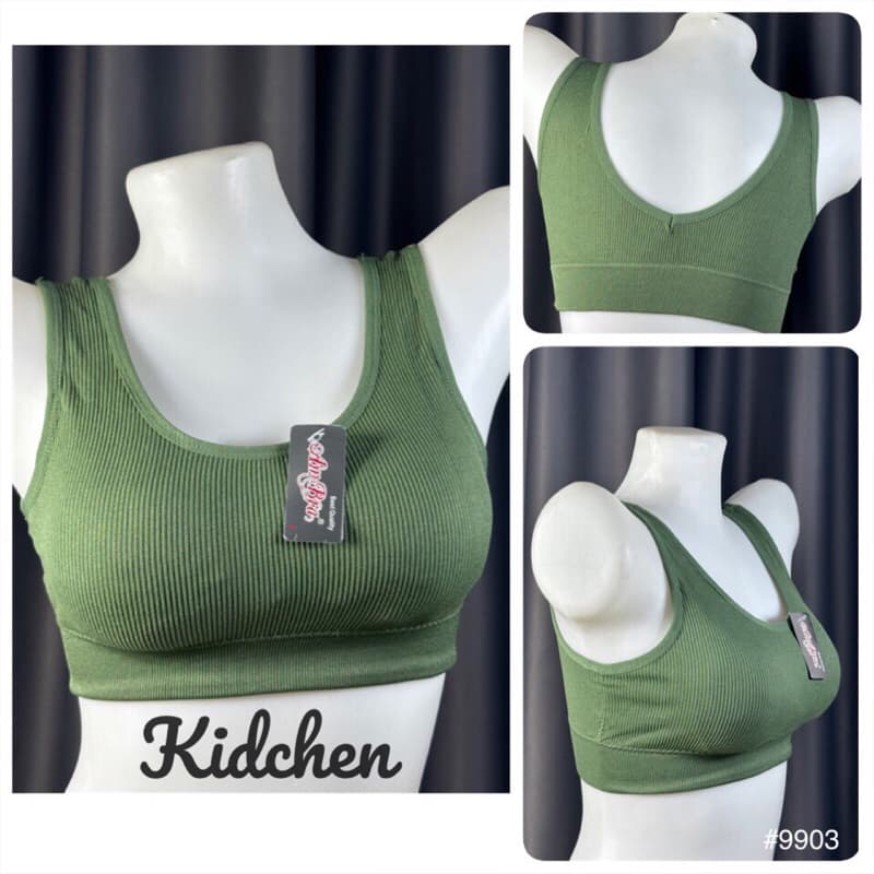 Sportbra สปอร์ตบรา เสื้อในไม่โครงแบบสวม AMBRA#3309 รูปที่ 3