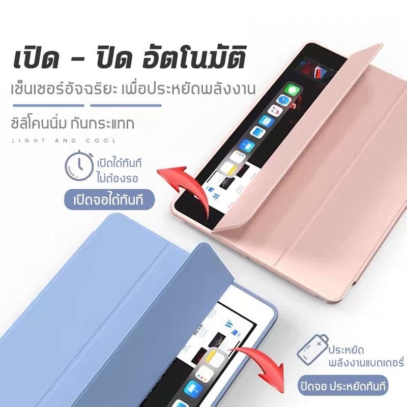 เคสฝาพับ พาสเทว ปี 2023 SAMSUNG Galaxy Tab A9 2023 A11 A9Plus A11Plus S11 S10lite S9Fe Plus S7 S7FE A8 ใส่ปากกาได้ 008 รูปที่ 3