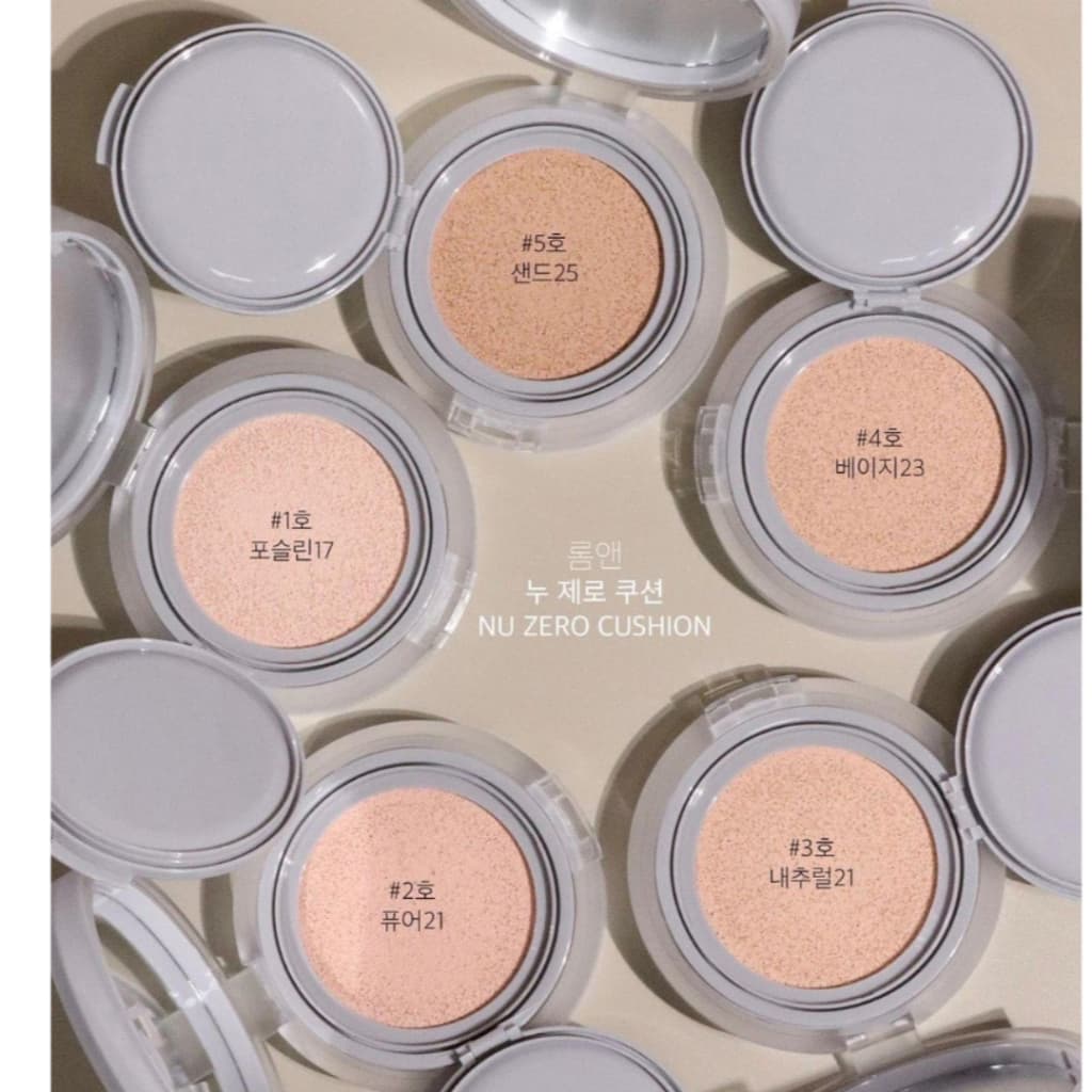 แท้ / ROM&ND NU ZERO CUSHION SPF24 PA++ 15g/Rom&nd Bare Water Cushion 20g รูปที่ 2