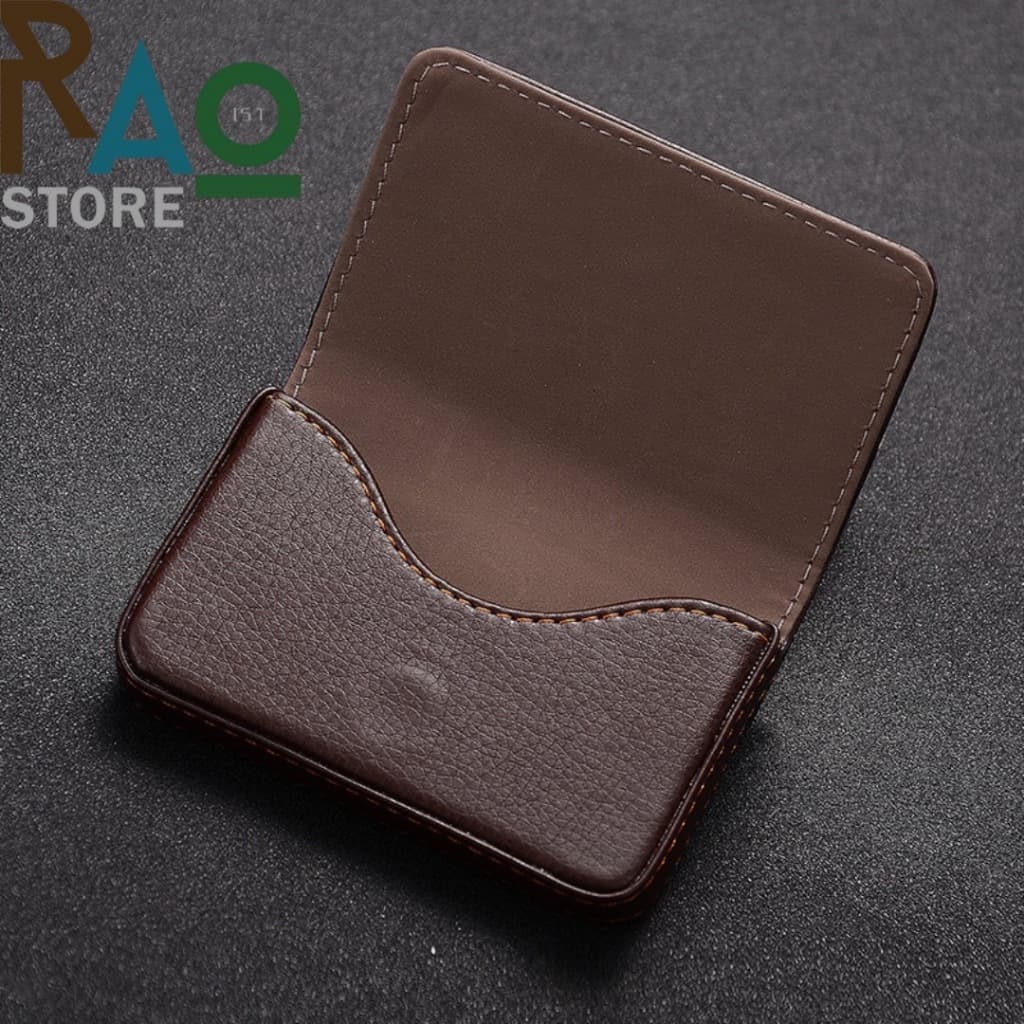 RAO Store กระเป๋าใส่นามบัตรหนังPU มีแม่เหล็ก ใส่นามบัตร ใส่บัตรต่างๆ เรียบหรูดูดี รูปที่ 4