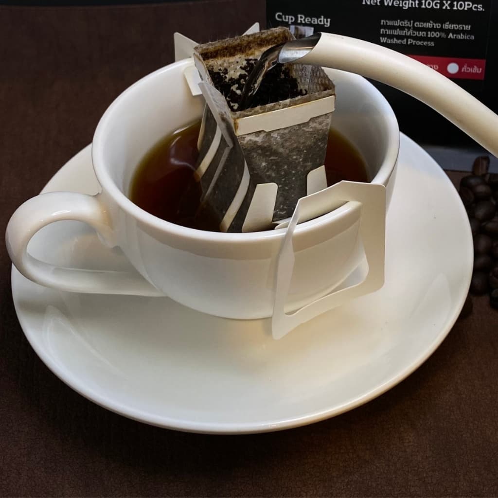 กาแฟดริปบราซิล แบบซอง 10g/ถุงดริป พร้อมดื่ม Brazil Cerrado Drip coffee กาแฟอราบิก้า100% กาแฟสดคั่วบด 5 ระดับการคั่ว รูปที่ 3