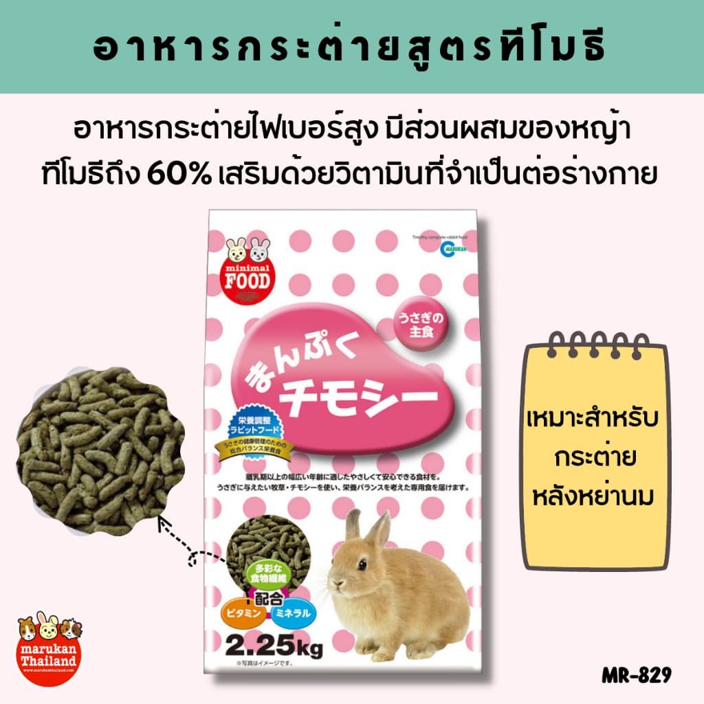 CatHoliday มารุคัง อาหารกระต่ายสูตรทิโมธี Marukan อาหารกระต่าย รูปที่ 2