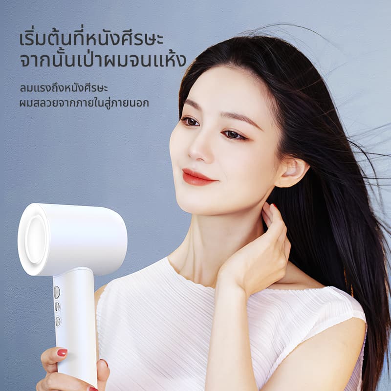 vivid&vogueไดร์เป่าผมรุ่น High Speed HairDryer 1600Wเป่าผมให้แห้งที่อุณหภูมิต่ำและความเร็วลมสูง เป่าแห้งเพียง 2นาที รูปที่ 4