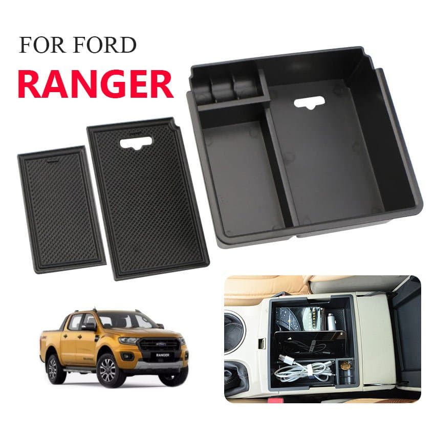 ร้านคนไทย! อุปกรณ์เสริมสำหรับFord Ranger2012-2022กล่องเก็บของในรถยนต์ รูปที่ 9
