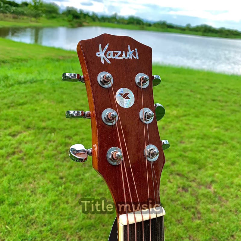 กีต้าร์โปร่งKazuki kz41 + ทรานอคูสติกOs1 เสียงดีเล่นสนุกมาก มีลำโพงในตัว รูปที่ 5