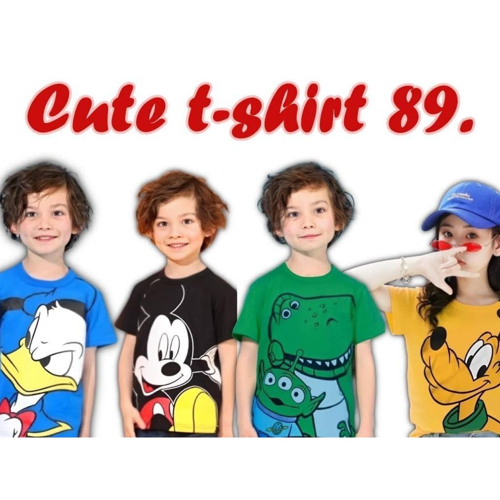 เสื้อเดี่ยวสกรีนใหญ่ ลายน่ารักมาก TS004 รูปที่ 1