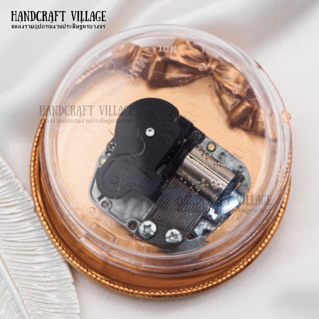 กล่องดนตรีไขลานแบบหมุนฐาน สำหรับประกอบงานDIY กล่องเพลงไขลาน รูปที่ 5