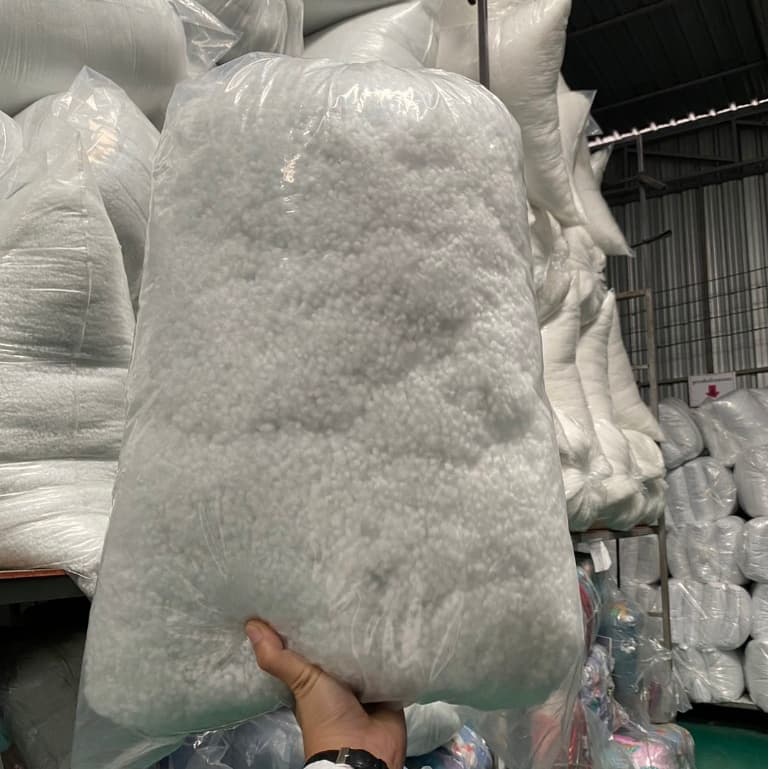 ใยบอล ใยลูกบอล ใยยัดหมอน ยัดตุ๊กตา 1 Kg. สินค้าเกรด A จากโรงงานถึงมือผู้บริโภค รูปที่ 6