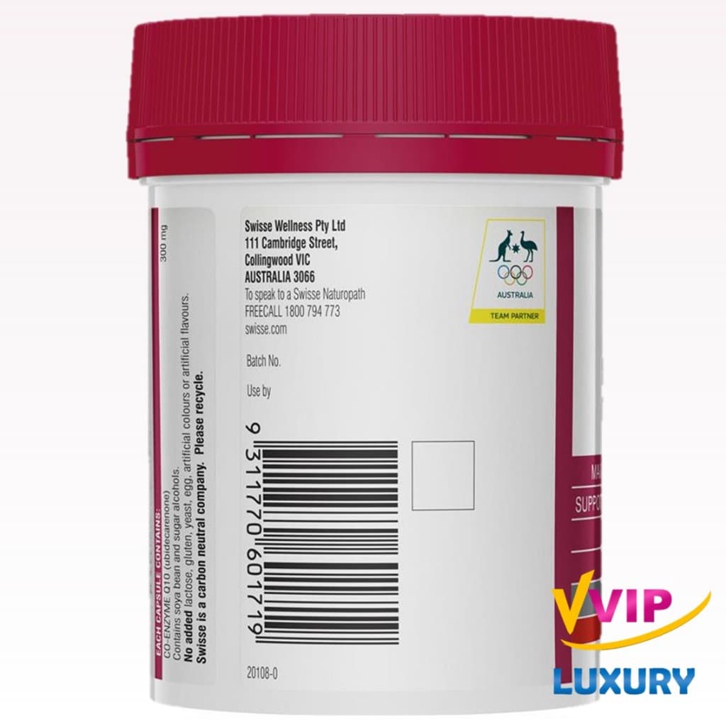exp.03/2027 SWISSE Ultraboost High Strength Coq10 300mg 90 Capsules โคคิวเท็น รูปที่ 3