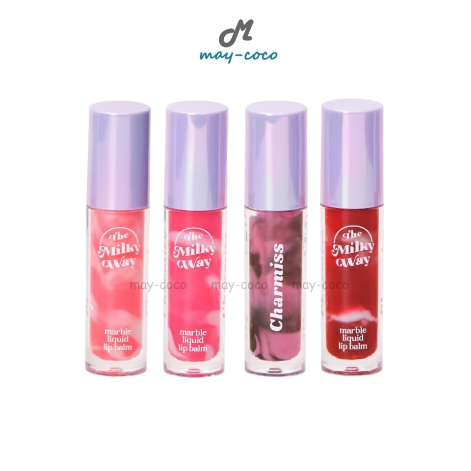 ถูก/แท้/มีไลฟ์ ลิป Charmiss The Milky Way Marble Liquid Lip Balm ลิปบาล์ม บำรุง เปลี่ยนสีตามค่า pH บางเบา ชุ่มชื้น รูปที่ 1