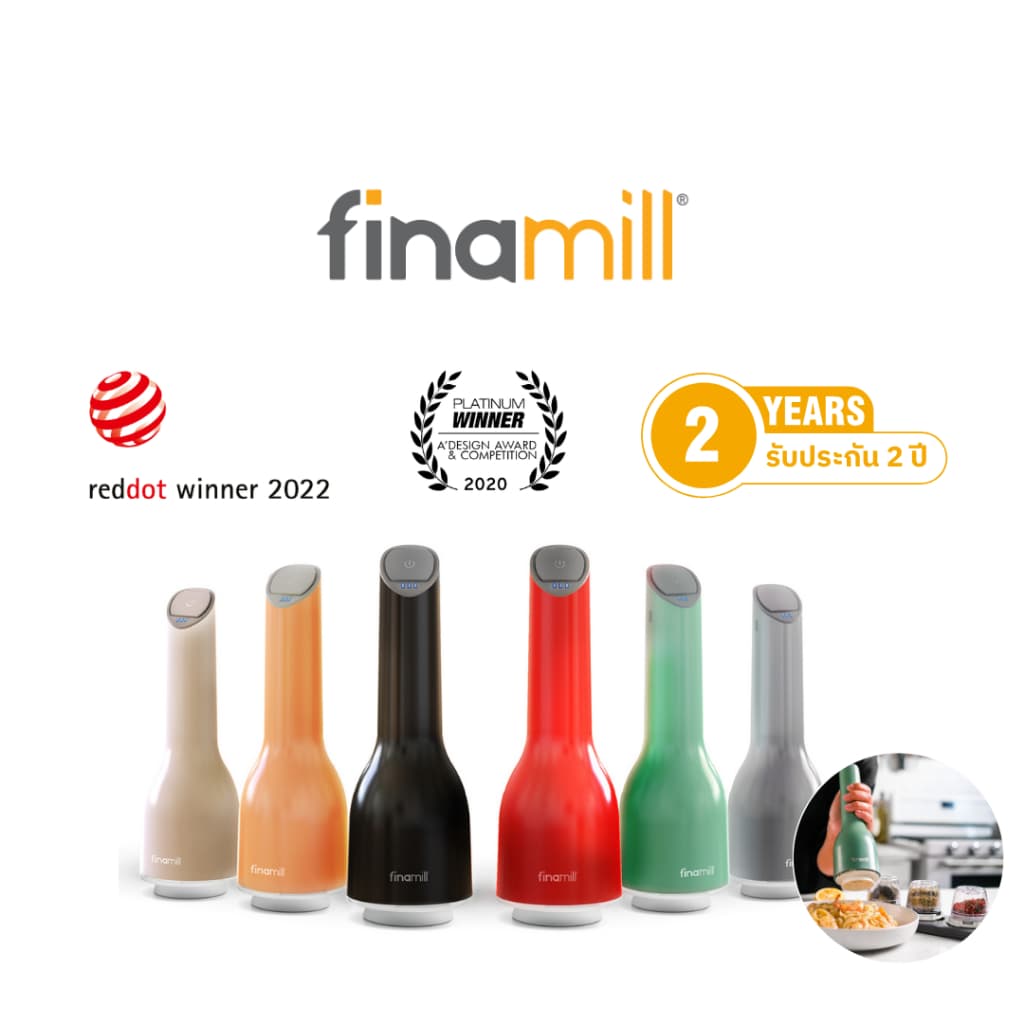 Finamill Spice Auto Grinder ที่บดเครื่องเทศอัตโนมัติ ของแท้ รับประกัน 1 ปี รุ่นใหม่ 2 แบบ ทั้ง USB และแบตเตอรี เครื่องบด รูปที่ 2