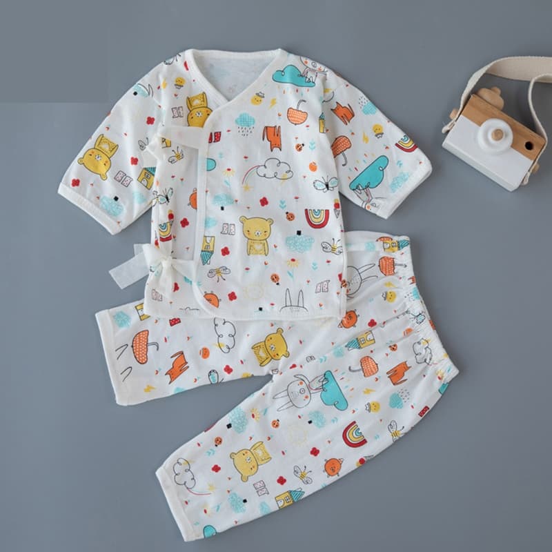 Babyonline O2N6 ชุดเซ็ตเด็กแรกเกิดแบบคละลายพิมพ์ลายการ์ตูนสุดน่ารัก ผ้าฝ้าย นิ่ม แนะนำเด็ก 0-3เดือน รูปที่ 6