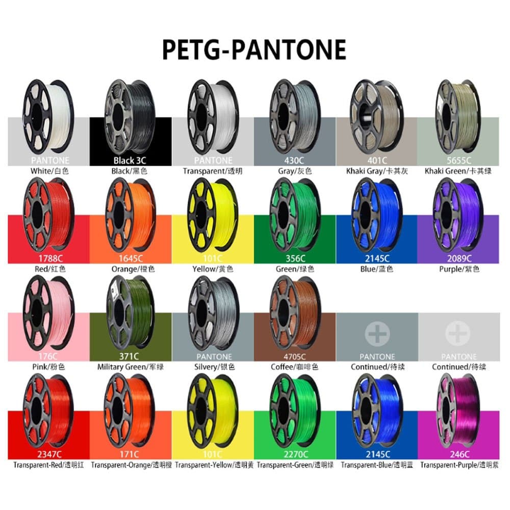 BAY 3D Filament เส้นใยพลาสติก PETG แบบม้วน ใช้กับเครื่องพิมพ์ 3 มิติ 1.75mm 1kg รูปที่ 8
