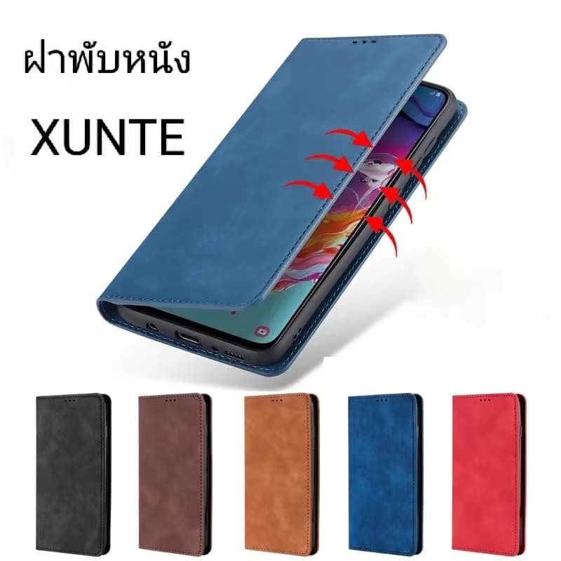เคสฝาพับหนัง Xunte สำหรับ Vivo V60 V50 Lite V40 V40Pro V40lite V30 V30Pro V27 Pro V29 V29e ใส่บัตรได้ ตั้งได้ รูปที่ 7