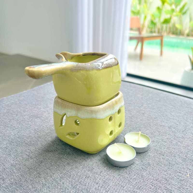 เตาน้ำมันหอมระเหย แยกถ้วยน้ำมันได้ Essential oil butner ออฟฟิศซินโดรม ใช้ในบ้าน ร้านนวด สปา โรงแรม (ซื้อเยอะมีราคาส่ง รูปที่ 5